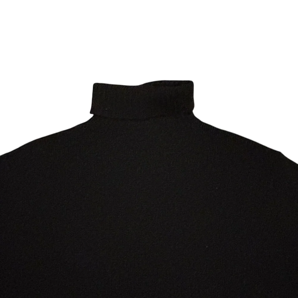 Polo by Ralph Lauren Men's Black Lambswool Turtle Neck Sweater Dog XXL Vintage - Picture 7 of 10